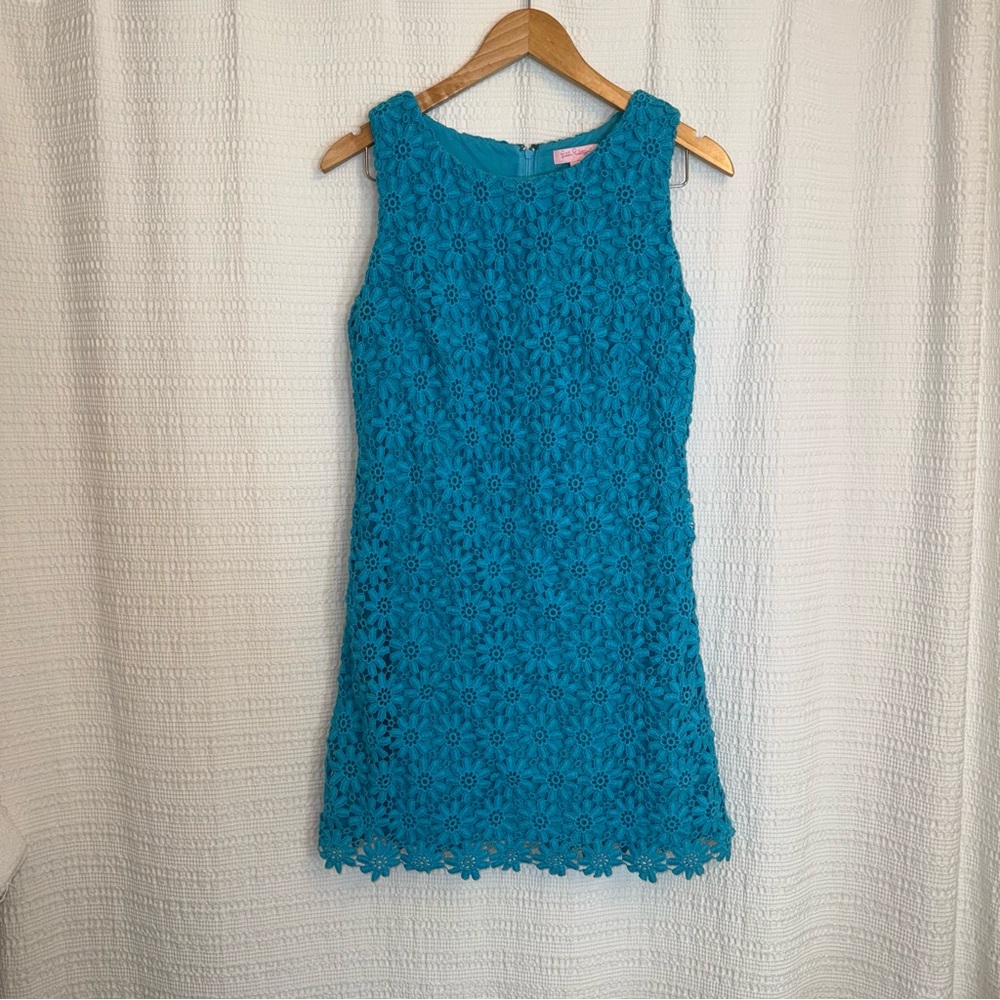 Lilly Pulitzer Lela blue eyelet dress